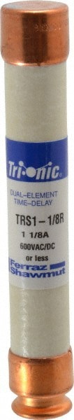 Cylindrical Time Delay Fuse: RK5, 1.13 A, 127 mm OAL, 20.7 mm Dia