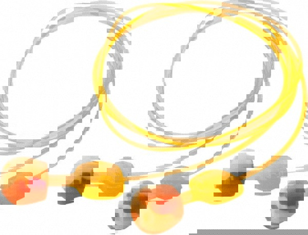 Earplug: Foam, Round, Push-In Stem, Corded