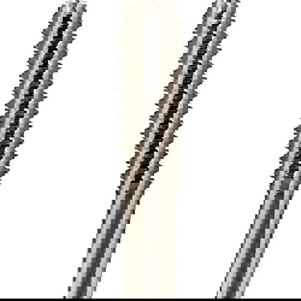 Straight Flute Tap: M12x1.5 Metric, 4 Flute, Bottoming Chamfer, 2B Class of Fit, Vanadium High-Speed Steel, Bright Finish