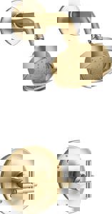 One Handle Single Function Shower Faucet in Vibrant Brushed Moderne Brass (Trim Only)