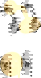 One Handle Single Function Shower Faucet in Vibrant Brushed Moderne Brass (Trim Only)