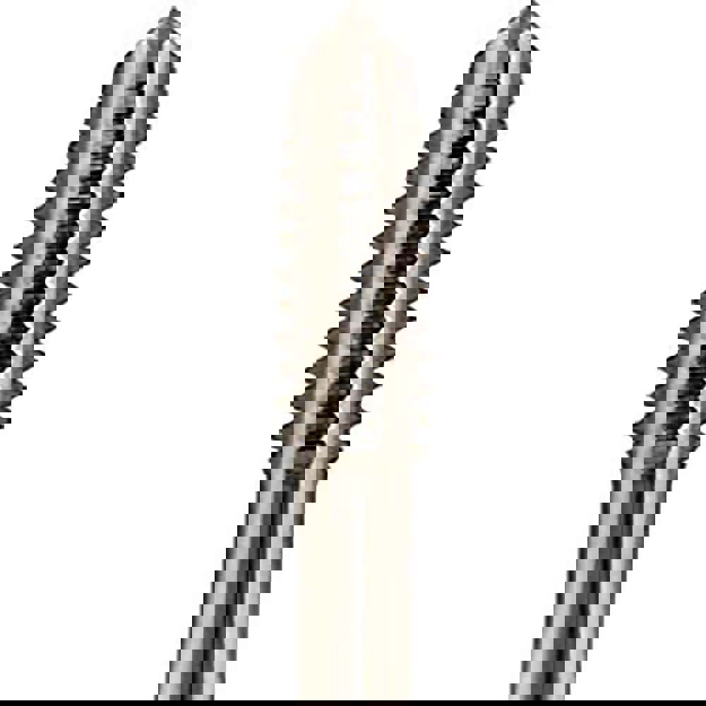 Straight Flute Tap: M2x0.4 Metric, 3 Flute, Plug Chamfer, 2B Class of Fit, Vanadium High-Speed Steel, Bright Finish