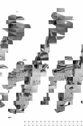 Manual Hold-Down Toggle Clamp: Vertical, 200 lb Capacity, U-Bar, Straight Base