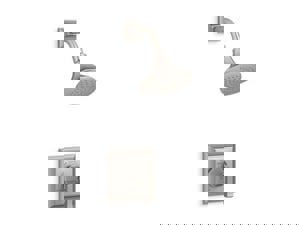 One Handle Single Function Shower Faucet in Vibrant Brushed Nickel (Trim Only)