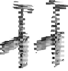 Manual Hold-Down Toggle Clamp: Vertical, 600 lb Capacity, U-Bar, Straight Base