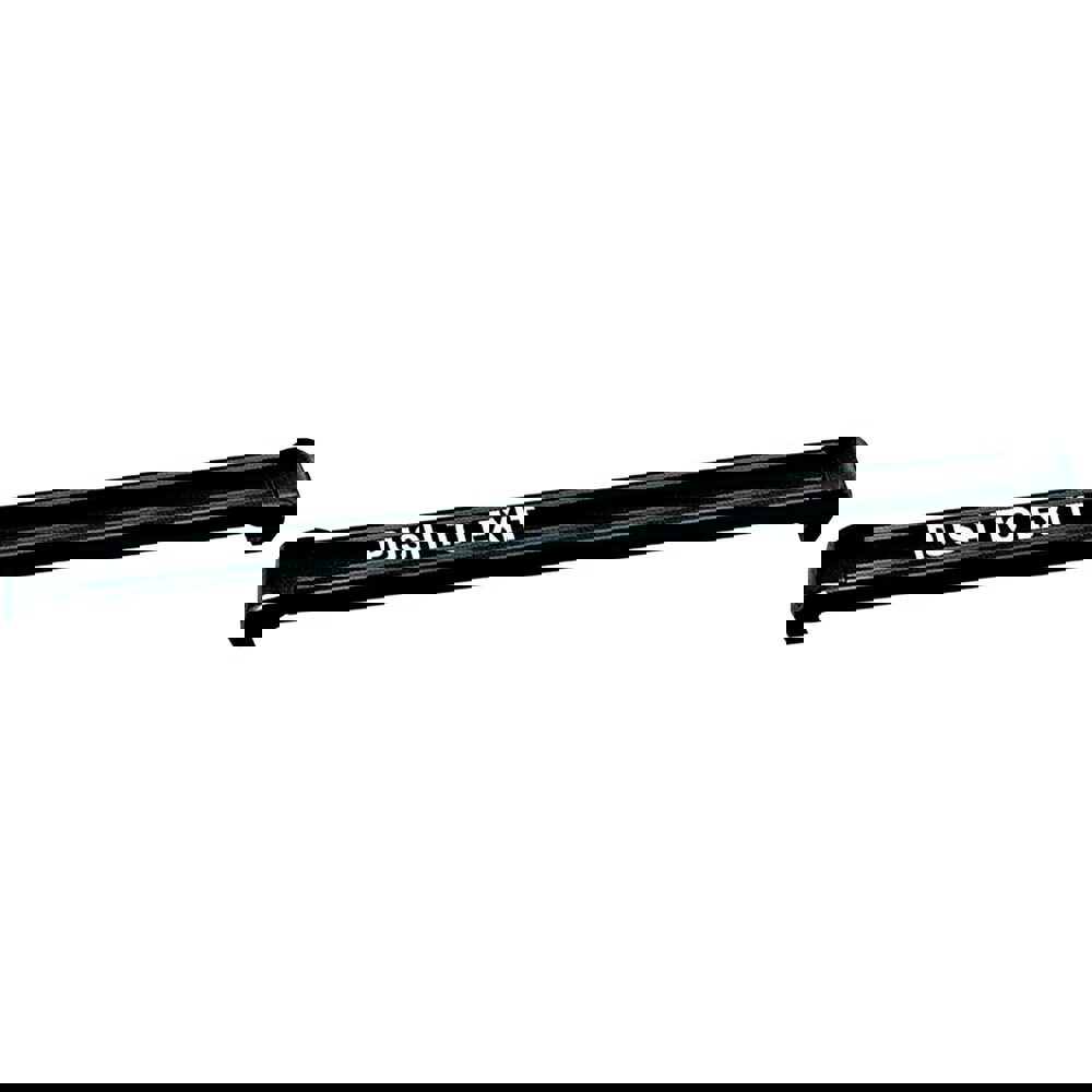 Push Bars; Material: Metal ; Locking Type: Exit Device Only ; Finish/Coating: Black Anodized Aluminum ; Maximum Door Width: 3.5ft ; Minimum Door Width: 3.5ft