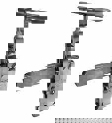 Manual Hold-Down Toggle Clamp: Vertical, 700 lb Capacity, Solid Bar, Straight Base