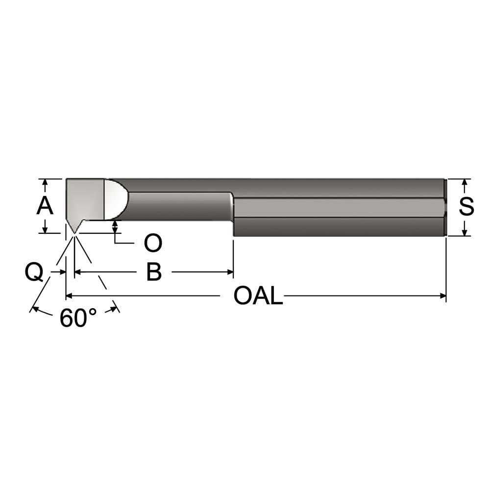 Single Point Theading Tool: 0.12