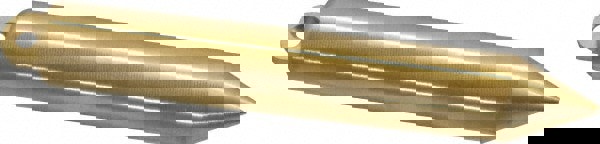 6-3/4 Inch Long, 1 Inch Diameter Brass Plumb Bob