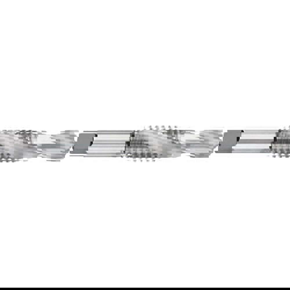 Combination Drill Tap: #10-24, H3, 2B, 2 Flutes, High Speed Steel