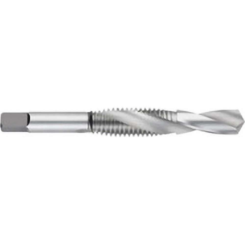 Combination Drill Tap: 1/2-13, H3, 2B, 2 Flutes, High Speed Steel