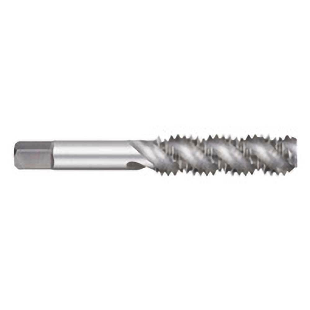 Spiral Flute Tap: #5-44, UNF, 2 Flute, Semi-Bottoming, 2B & 3B Class of Fit, High Speed Steel, Bright/Uncoated