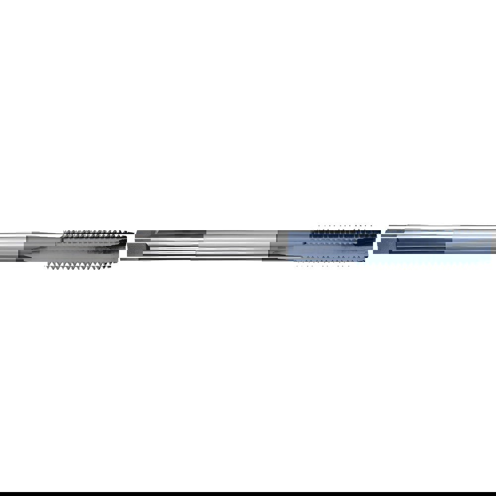 Spiral Point Tap: 3/4-16 UNF, 3 Flutes, Plug Chamfer, 2B/3B Class of Fit, High-Speed Steel, AlTiN Coated