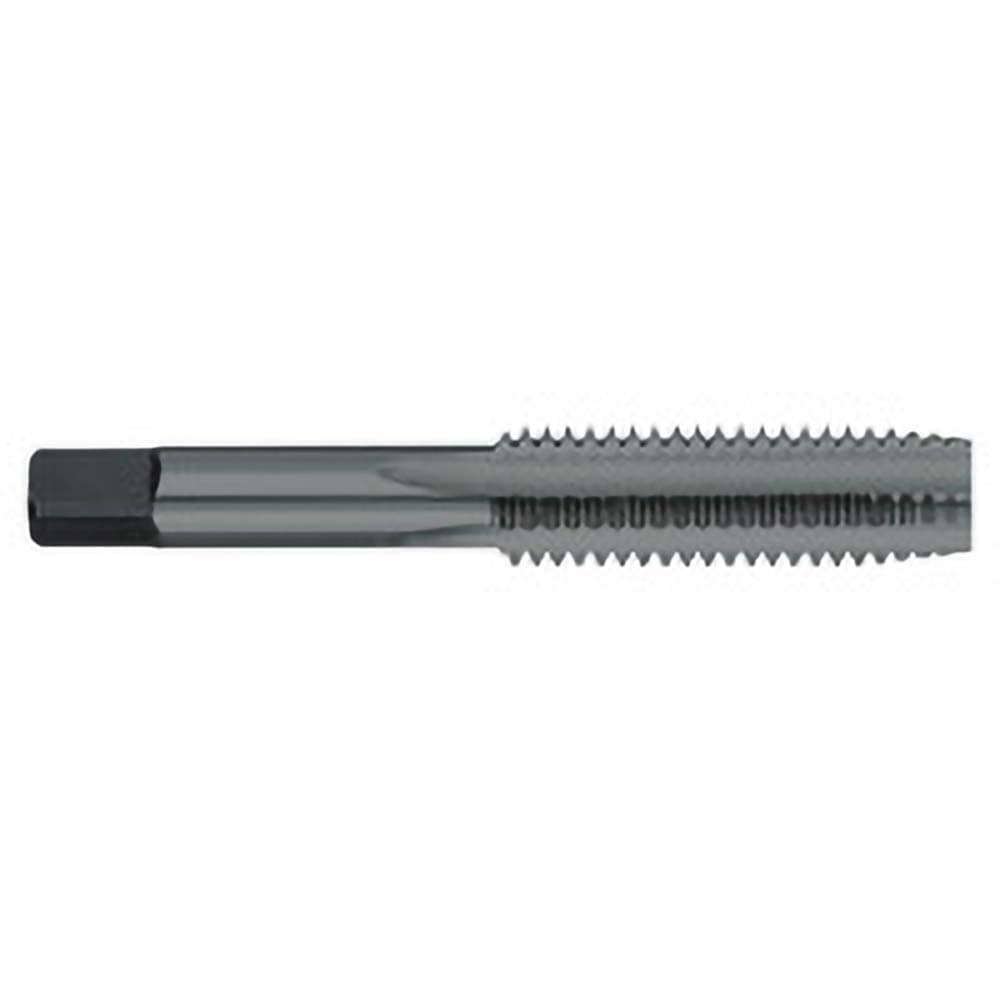 Straight Flutes Tap: 1-1/4-12, UNF, 6 Flutes, Bottoming, 2B & 3B, High Speed Steel, Bright/Uncoated