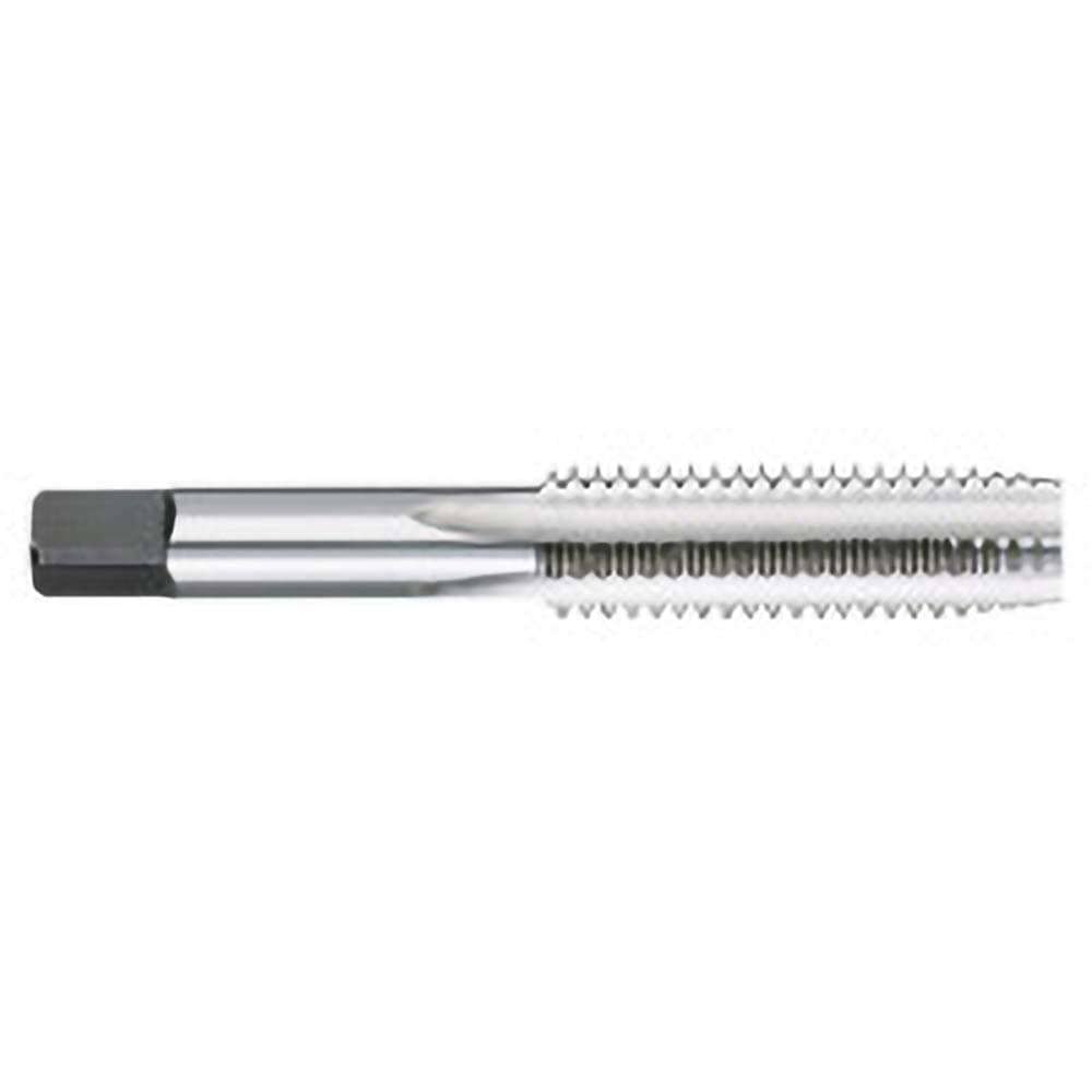 Straight Flutes Tap: 1-3/8-6, UNC, 4 Flutes, Taper, 2B & 3B, High Speed Steel, Bright/Uncoated