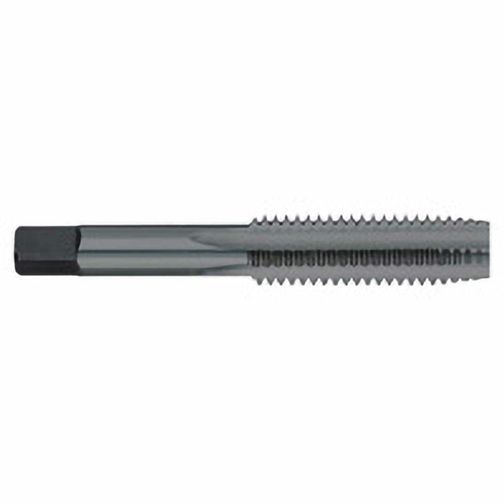 Straight Flutes Tap: 1-1/2-12, UNF, 6 Flutes, Bottoming, 2B & 3B, High Speed Steel, Bright/Uncoated