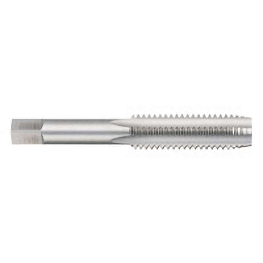 Straight Flutes Tap: #6-32, UNC, 3 Flutes, Plug, High Speed Steel, Bright/Uncoated