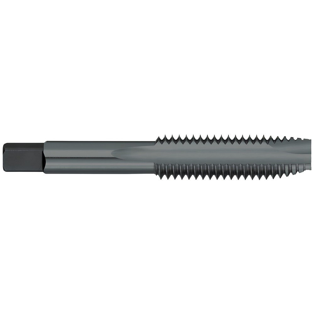 Spiral Point Tap: 5/16-18 UNC, 2 Flutes, Plug Chamfer, 2B/3B Class of Fit, High-Speed Steel, Steam Oxide Coated