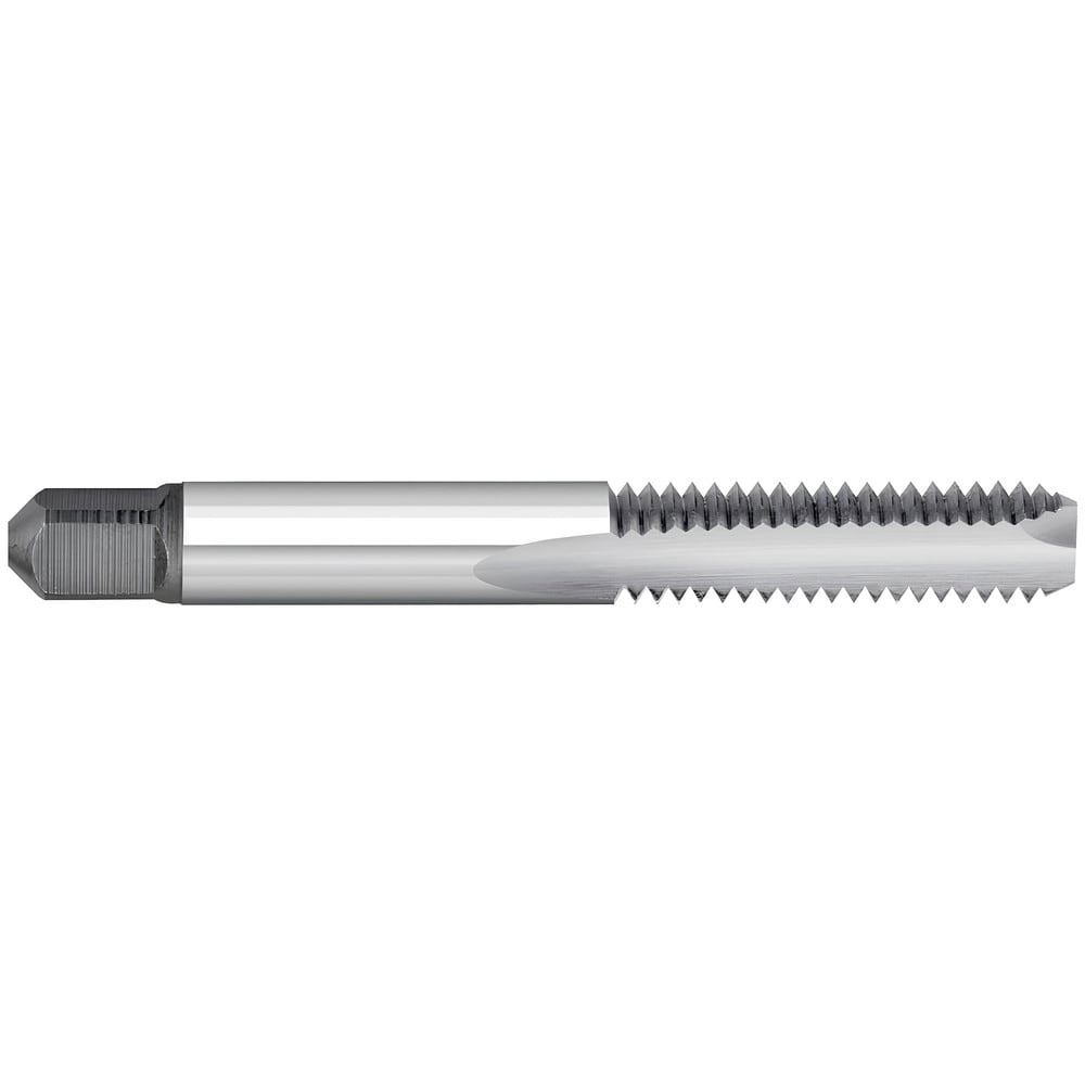 Spiral Point Tap: #2-56 UNC, 2 Flutes, Bottoming Chamfer, 2B/3B Class of Fit, High-Speed Steel, Bright/Uncoated