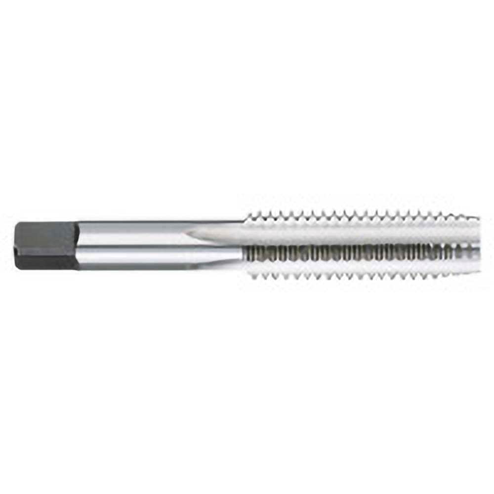 Straight Flutes Tap: Metric Coarse, 4 Flutes, Bottoming, 6H, High Speed Steel, Bright/Uncoated