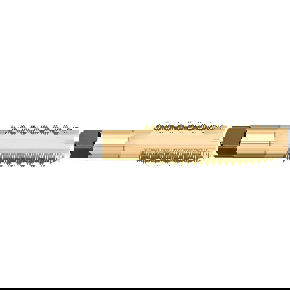 Spiral Point Tap: M12x1.75 Metric, 3 Flutes, Plug Chamfer, 6H Class of Fit, High-Speed Steel, TiN Coated