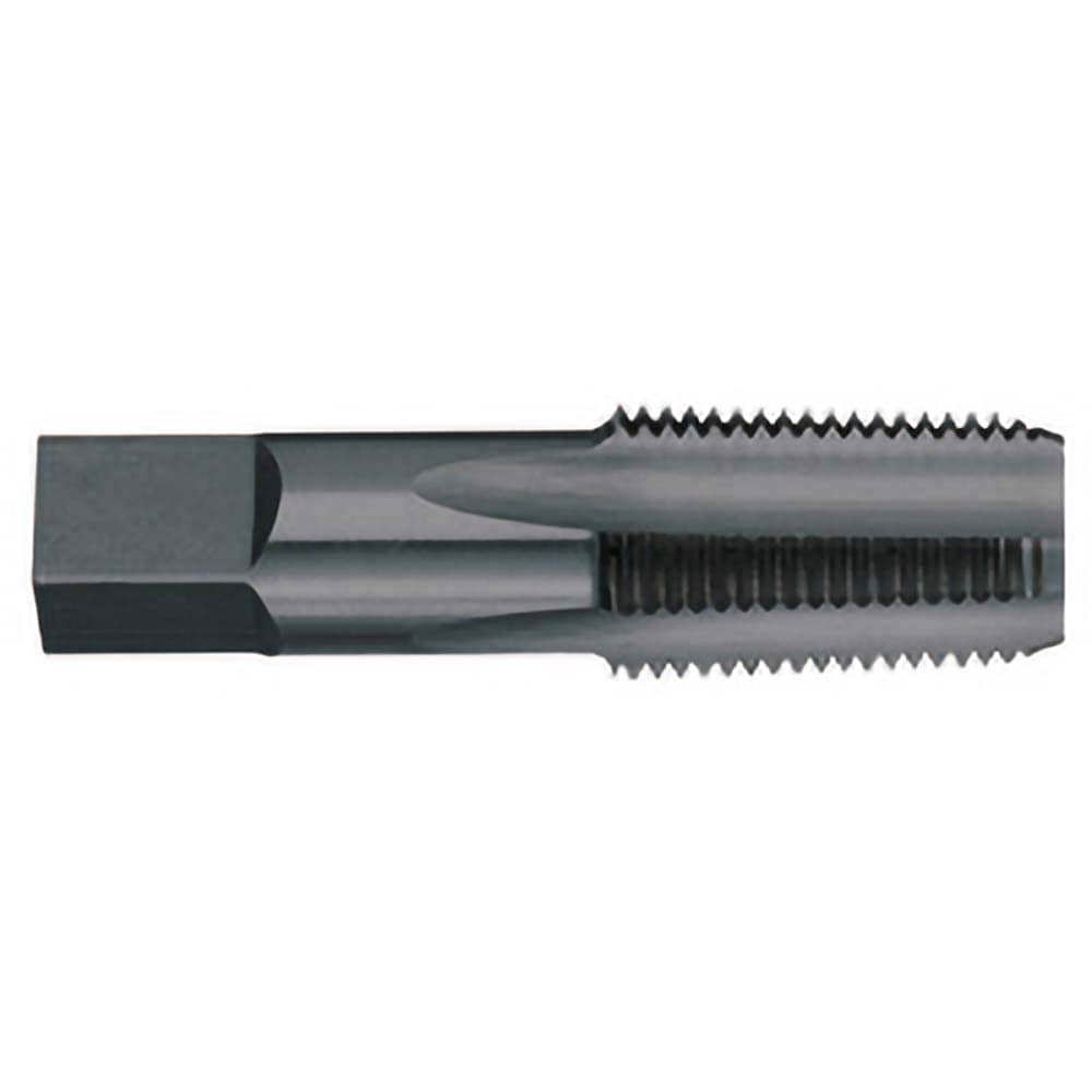 Standard Pipe Tap: 1/8-27, NPT, Taper, 4 Flutes, High Speed Steel, Steam Oxide Finish