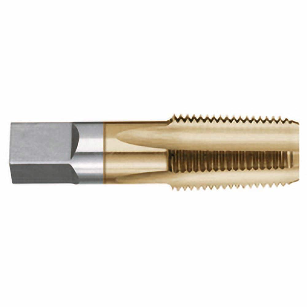 Standard Pipe Tap: 1-1/2 - 11-1/2, NPT, 7 Flutes, High Speed Steel, TiN Finish