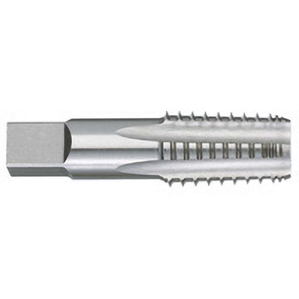 Standard Pipe Tap: 1/4-18, NPT, 5 Flutes, High Speed Steel, Bright/Uncoated