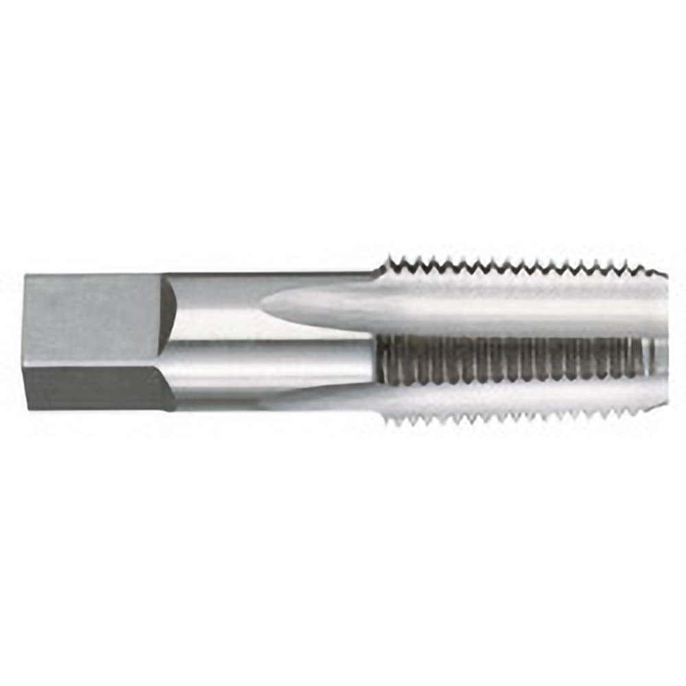 Standard Pipe Tap: 1/2-14, NPTF, Taper, 4 Flutes, High Speed Steel, Bright/Uncoated