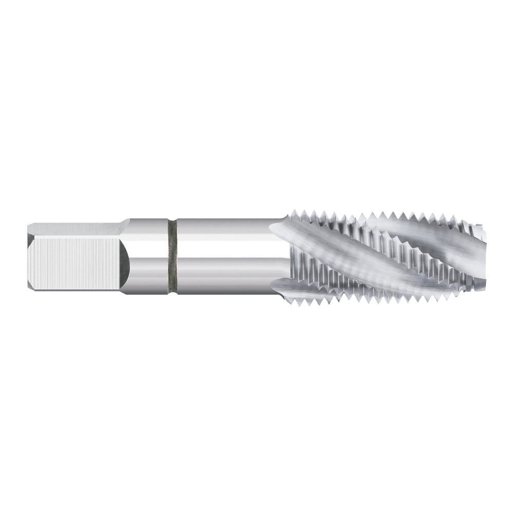 Spiral Flute Pipe Taps; Thread Size (Inch): 1/2-14 ; Overall Length (Decimal Inch): 3.1250 ; Chamfer: Taper ; Thread Standard: NPT ; Flute Direction: Right Hand ; Material: High-Speed Steel