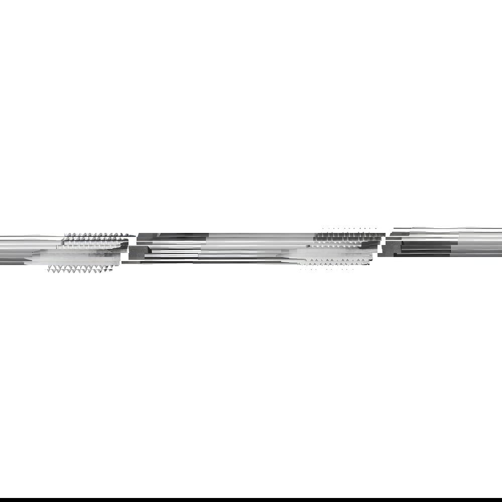 Spiral Point Tap: #10-32 UNF, 2 Flutes, Plug Chamfer, 2B/3B Class of Fit, High-Speed Steel, Bright/Uncoated