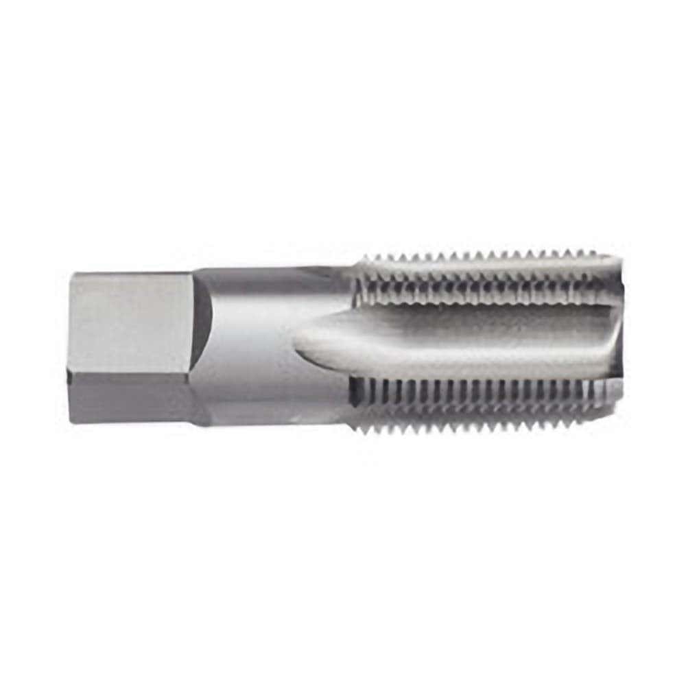 Standard Pipe Tap: 1/8-27, NPS, 4 Flutes, High Speed Steel, Bright/Uncoated
