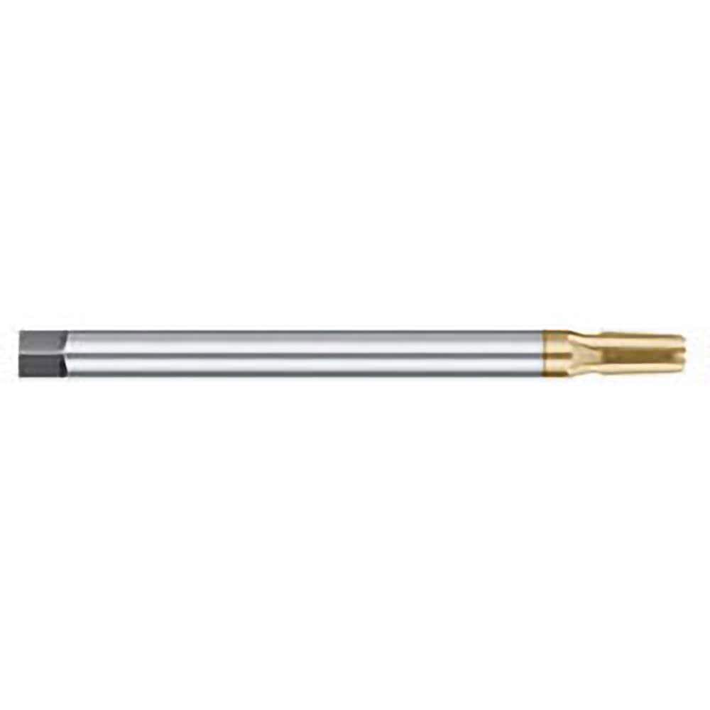Extension Pipe Tap: 1/4-18 NPT, 4 Flutes, Taper Chamfer, High Speed Steel