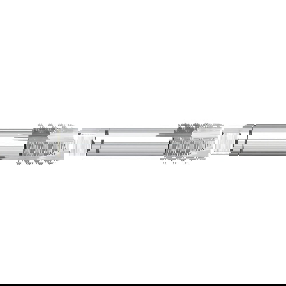 Spiral Point Tap: 3/8-16 UNC, 3 Flutes, Plug Chamfer, 2B/3B Class of Fit, Powdered Metal, Bright/Uncoated