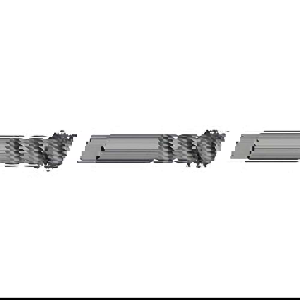 Spiral Flute Tap: 3/8-24, UNF, 3 Flute, Semi-Bottoming, 2B & 3B Class of Fit, Powdered Metal, Steam Oxide Finish