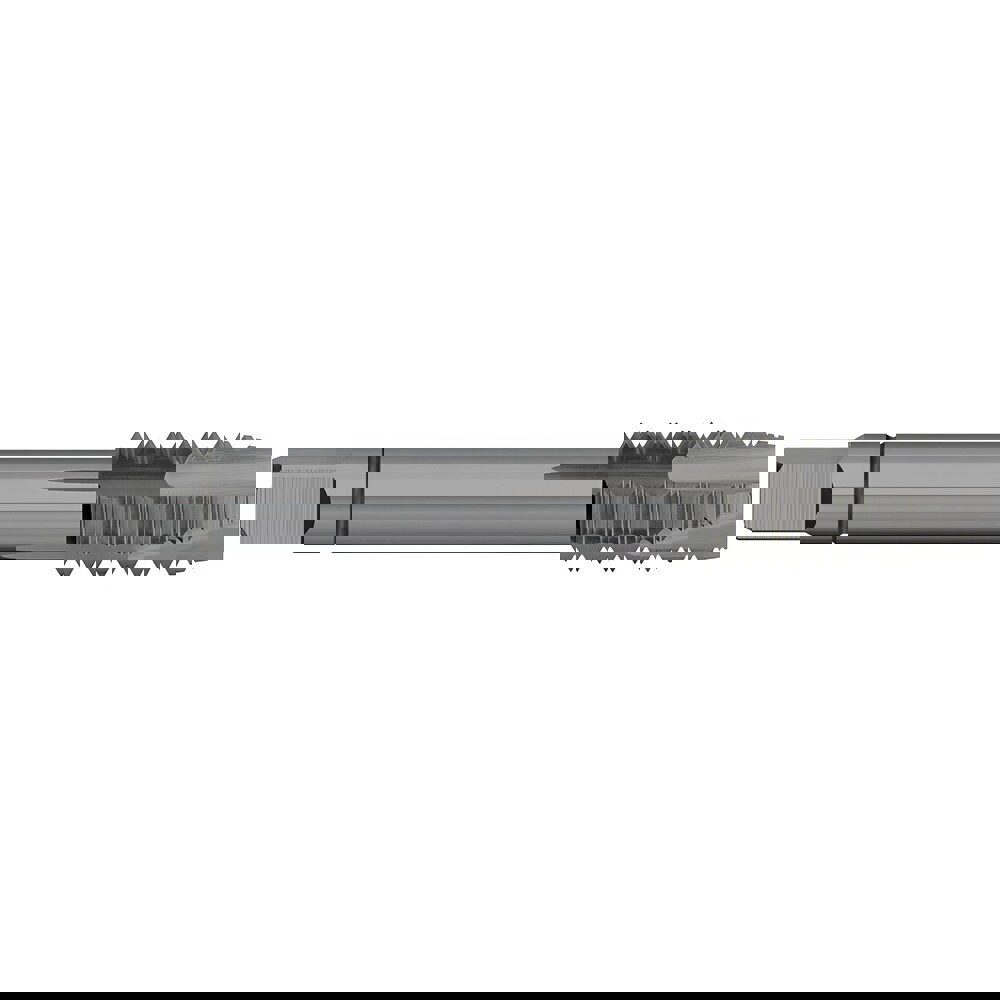 Spiral Point Tap: M6x1 Metric, 3 Flutes, Plug Chamfer, 6H Class of Fit, Powdered Metal, Steam Oxide Coated