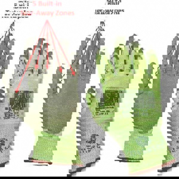 Cut, Puncture & Abrasive-Resistant Gloves: Size M, ANSI Cut A4, ANSI Puncture 3, Polyurethane, Polyethylene