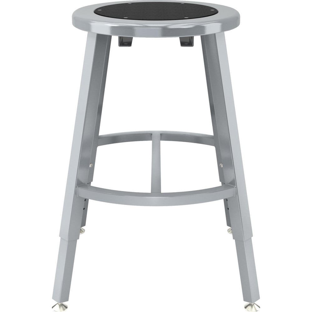 Stationary Stools; Seat Depth: 14in ; Seat Width: 14in ; Product Type: Adjustable Height Stool ; Base Type: 4 Leg ; Minimum Seat Height: 18in ; Maximum Seat Height: 26in