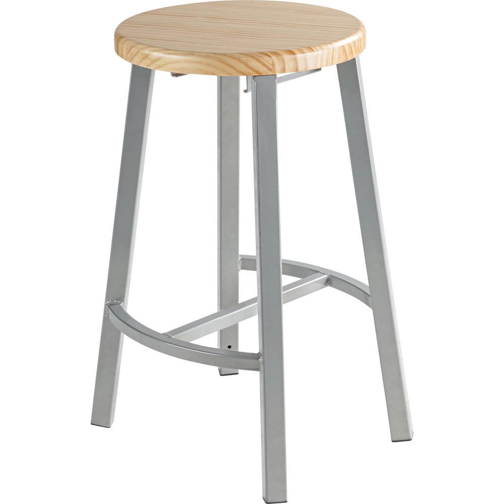 Stationary Stools; Seat Depth: 14in ; Seat Width: 14in ; Product Type: Fixed Height Stool ; Base Type: 4 Leg ; Minimum Seat Height: 24in ; Maximum Seat Height: 24in