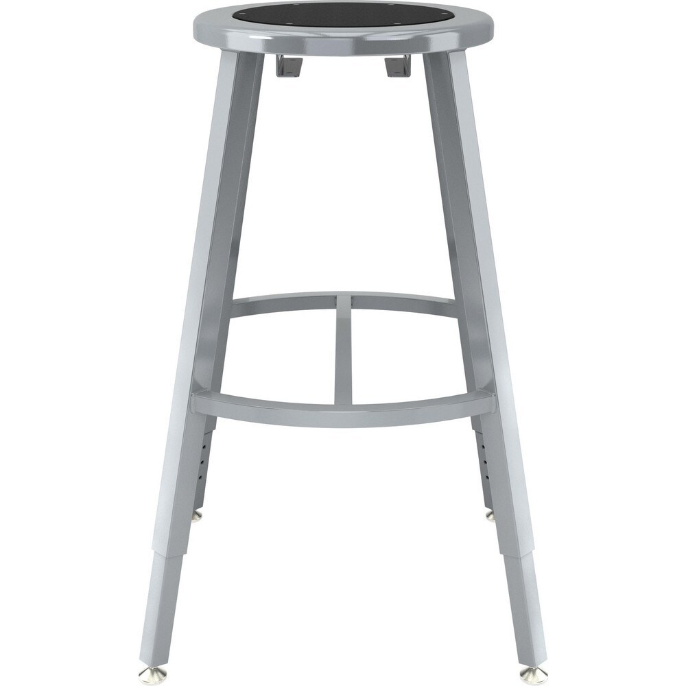 Stationary Stools; Seat Depth: 14in ; Seat Width: 14in ; Product Type: Adjustable Height Stool ; Base Type: 4 Leg ; Minimum Seat Height: 24in ; Maximum Seat Height: 32in