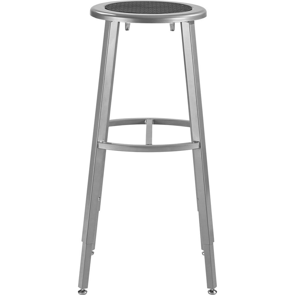 Stationary Stools; Seat Depth: 14in ; Seat Width: 14in ; Product Type: Adjustable Height Stool ; Base Type: 4 Leg ; Minimum Seat Height: 30in ; Maximum Seat Height: 38in