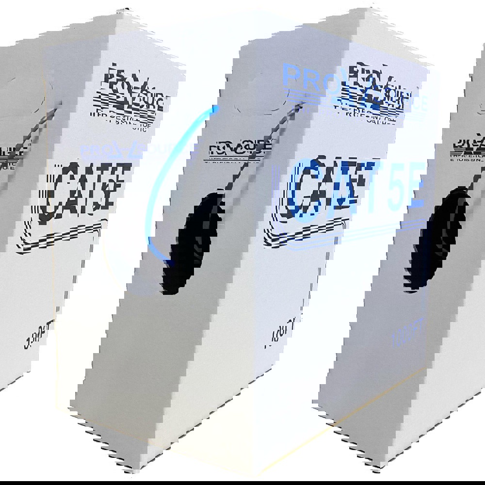 Ethernet Cable: Cat5e, 24 AWG, Unshielde