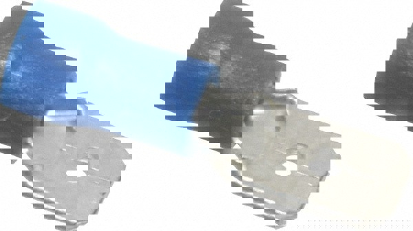 Wire Disconnect: Male, Blue, Vinyl, 16-14 AWG, 1/4