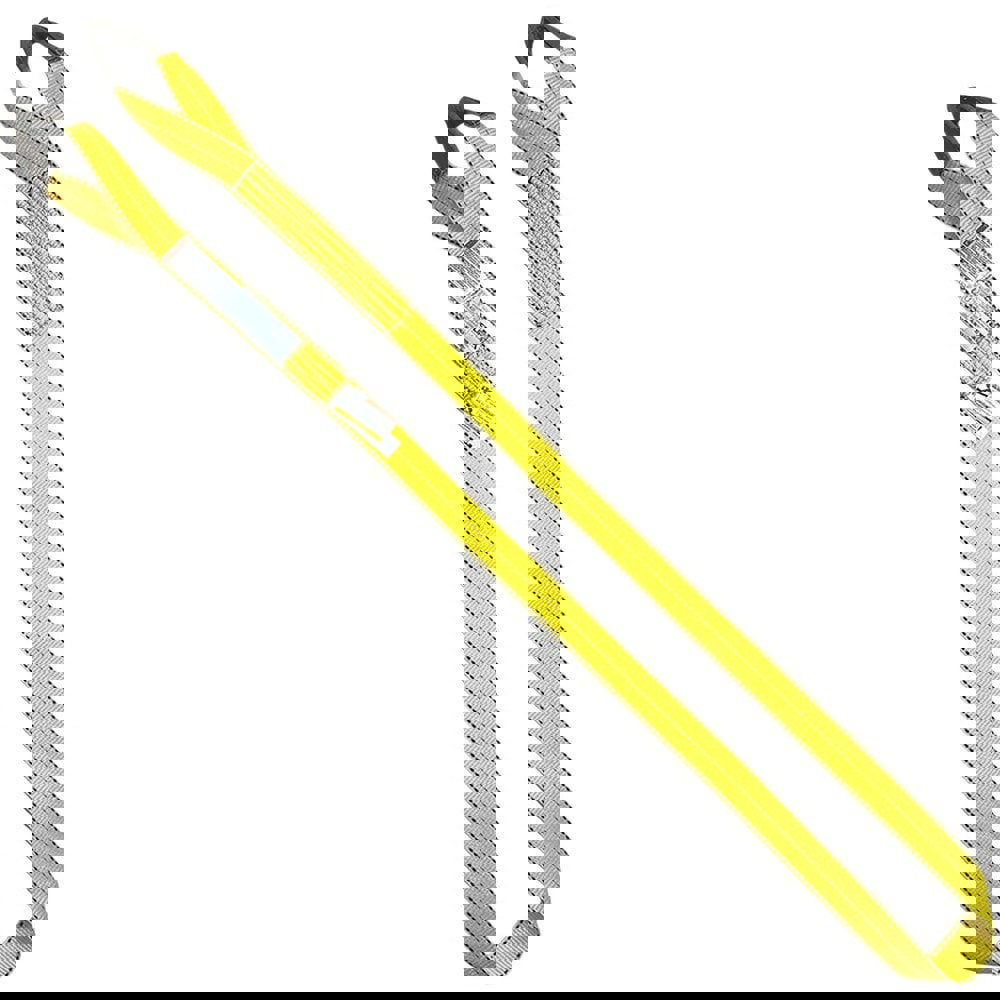 Web Slings; Sling Type: Twisted Eye & Eye, Type 4 ; Sling Material: Polyester ; Sling Length (Feet): 6 ; Sling Width (Inch): 1 ; Number of Legs: 1 ; Leg Length (Inch): 6