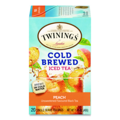 TEA,CLD BRW PEACH BAG,20