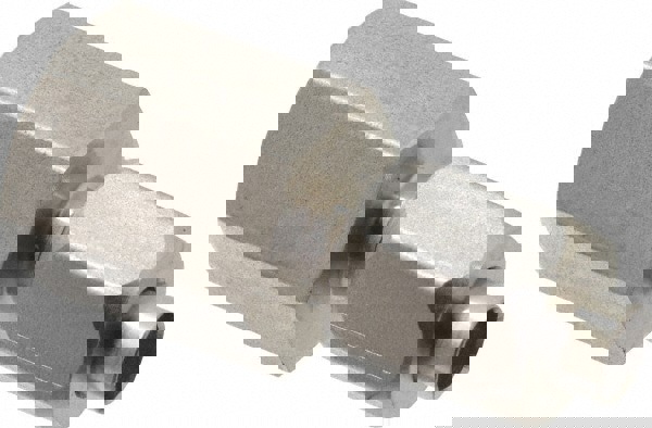 Stainless Steel Flared Tube Connector: 1/4