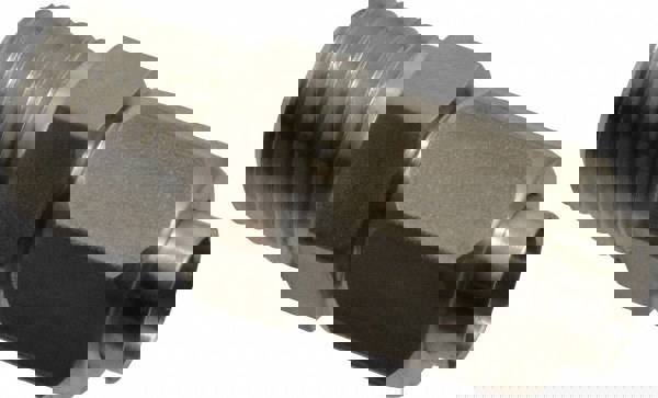 Stainless Steel Flared Tube Connector: 1/2