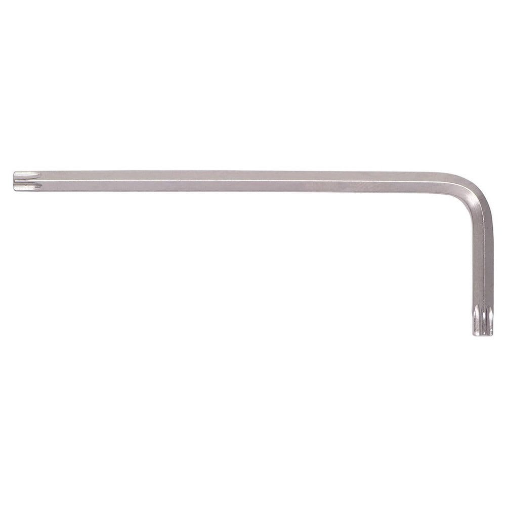 Torx Keys; End Type: Torx ; Torx Size: T8 ; Handle Type: L-Handle ; Material: Steel ; Overall Length (mm): 58.0000 ; Finish: Nickel-Plated