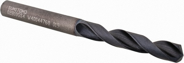 Jobber Length Drill Bit: 7.14 mm (0.2810) Dia, 135 deg, Solid Carbide