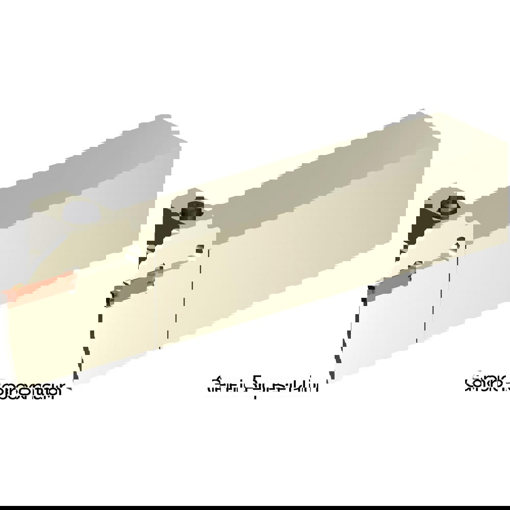 Indexable Grooving Toolholder: GNDLR122K-075, External, Right Hand